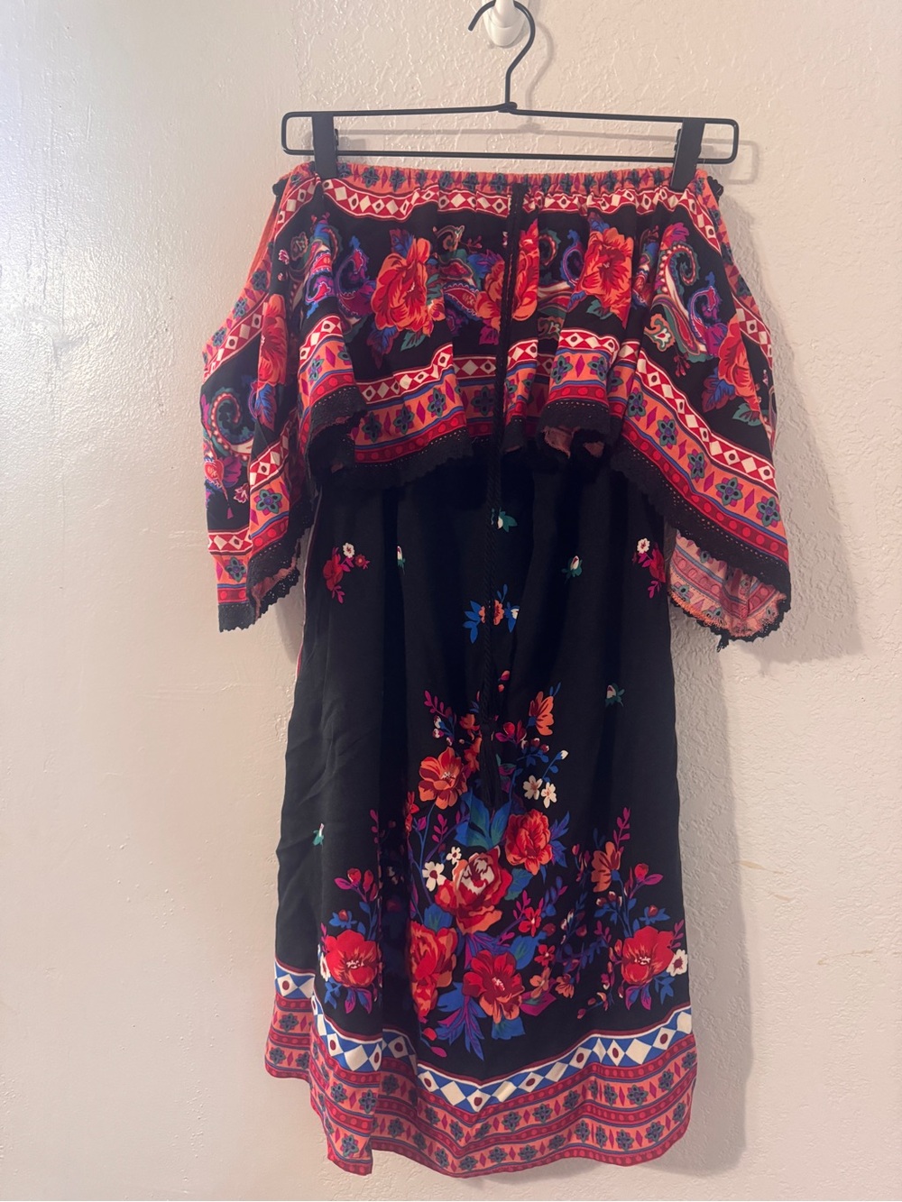 FLYING TOMATO off shoulder vacation dress size small